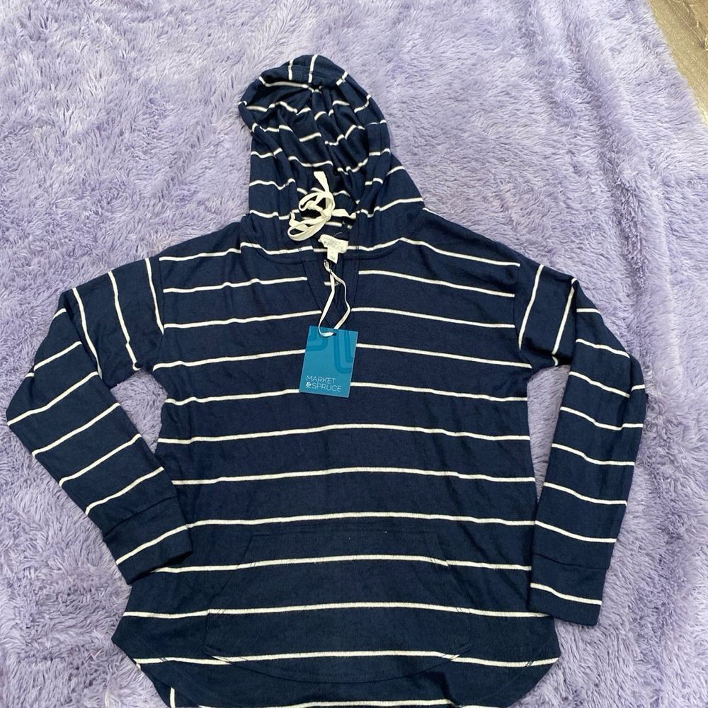 Market & Spruce Hooded Sweater Size‎ Small